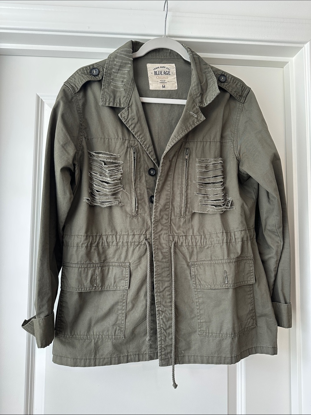 Blue Age Women's Olive Utility Jacket